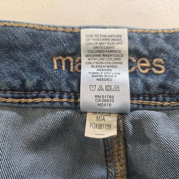 Maurices Ellie Jeans Women's 15 / 16 Reg Blue Medium Wash Straight Fit NWT - Picture 6 of 16